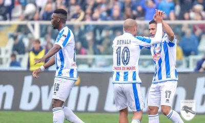 Empoli-Pescara, le formazioni ufficiali. Marilungo confermato, così come Fiorillo e Bahebeck