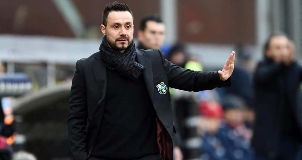 Empoli-Sassuolo: De Zerbi: &ldquo;Una partita insidiosa, Berardi febbricitante&rdquo;