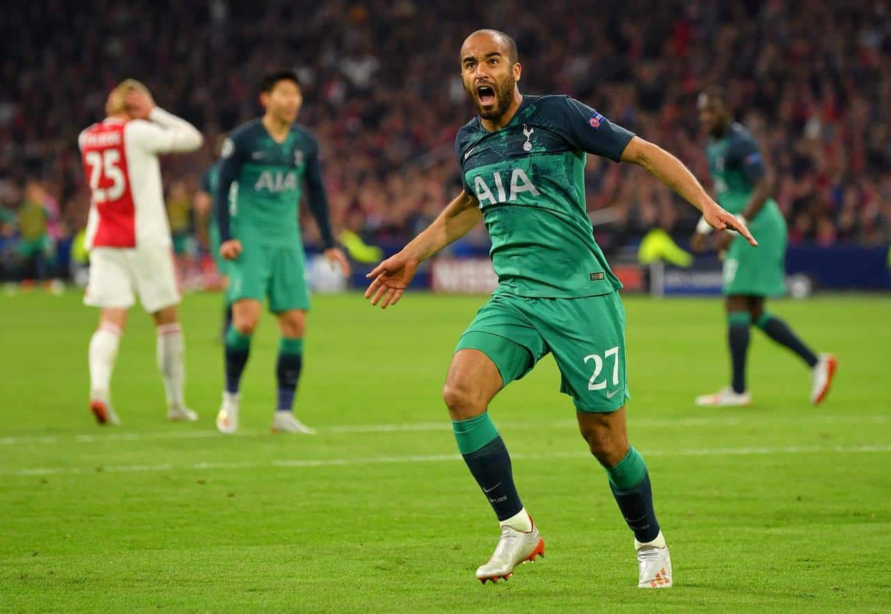 Ajax-Tottenham 2-3: una tripletta di Lucas Moura porta gli inglesi in finale