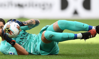 Roma, infortunio per Mirante: lesione al flessore fuori contro la Sampdoria