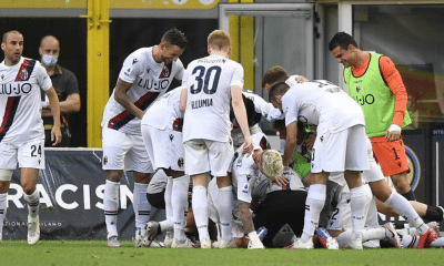 Crotone-Bologna 2-3, le pagelle: Olsen nel finale chiude i conti