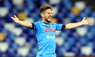 Napoli, Dries Mertens ha raggiunto le 100 presenze in Europa