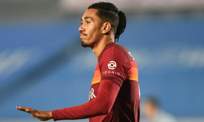 Tegola in casa Roma: lesione per Smalling, salta la Juventus