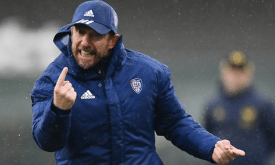 Cagliari-Napoli 1-4, Di Francesco: &ldquo;Espulsione dopo il 2-1 duro colpo&rdquo;