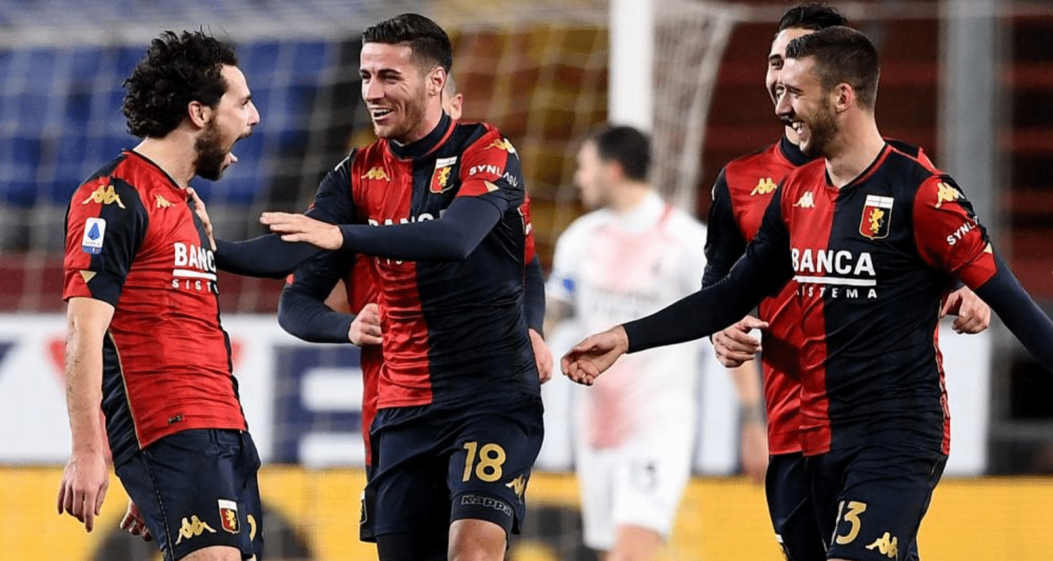 esultanza gol Mattia Destro Genoa