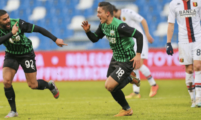 Sassuolo-Roma 2-2, le pagelle: Raspadori decisivo, Cristante giornata no