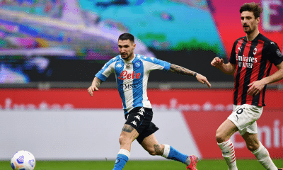 Milan-Napoli 0-1, le pagelle: Politano da tre punti, Zielinski il migliore. Espulso Rebic