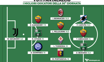 Voti Fantacalcio: I migliori giocatori della 30&ordf; giornata di Serie A 2021/2022