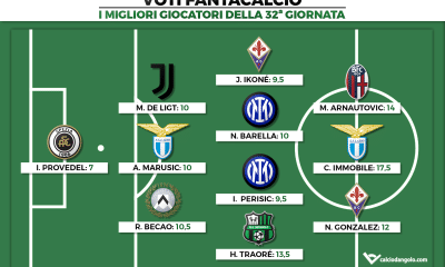 Voti Fantacalcio: I migliori giocatori della 32&ordf; giornata di Serie A 2021/2022