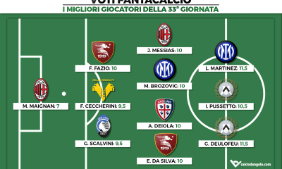 Voti Fantacalcio: I migliori giocatori della 33&ordf; giornata di Serie A 2021/2022