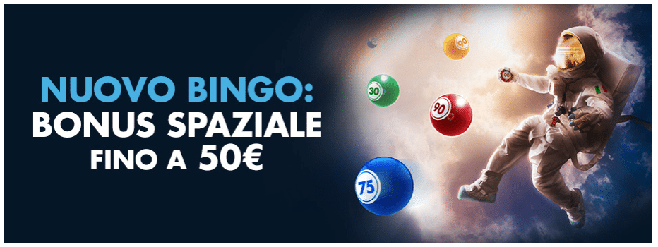 Bonus benvenuto bingo