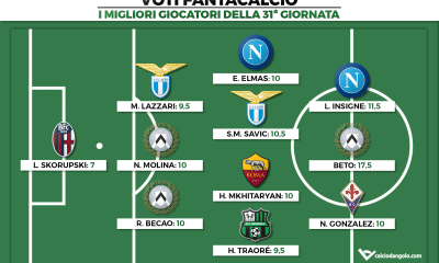Voti Fantacalcio: I migliori giocatori della 31&ordf; giornata di Serie A 2021/2022