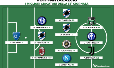 Voti Fantacalcio: I migliori giocatori della 37&ordf; giornata di Serie A 2021/2022