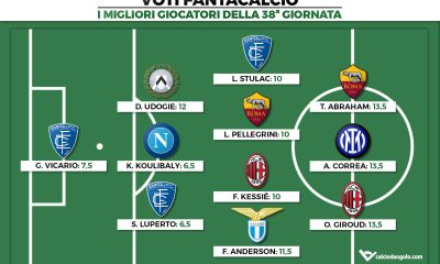 Voti Fantacalcio: I migliori giocatori della 38&ordf; giornata di Serie A 2021/2022