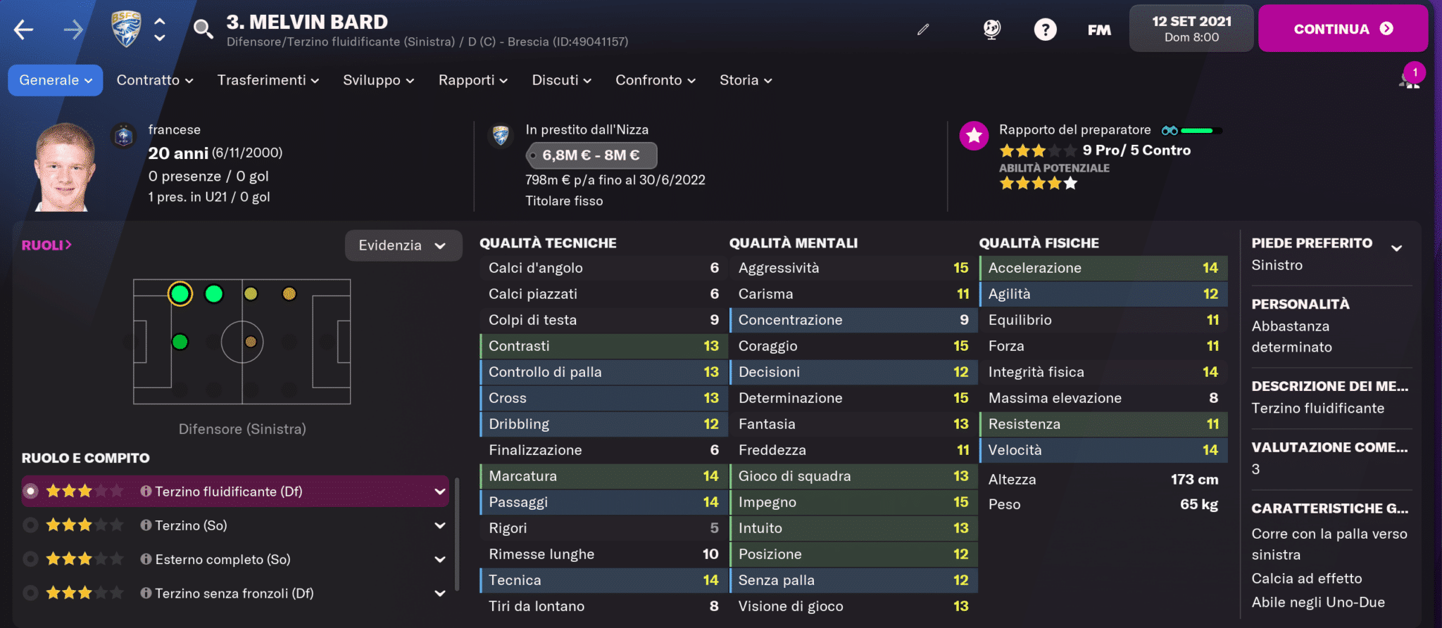 Talenti FM22 - Melvin Bard Nizza