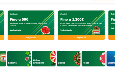 Bonus Sisal e promozioni attive sull’operatore