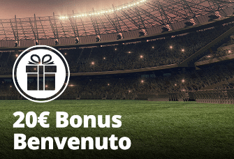 Bonus di benvenuto 20€