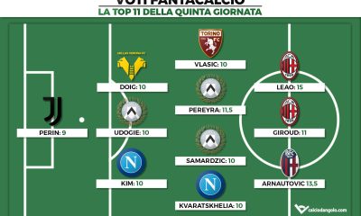 Voti Fantacalcio: la Top 11 della quinta giornata di Serie A 2022/2023
