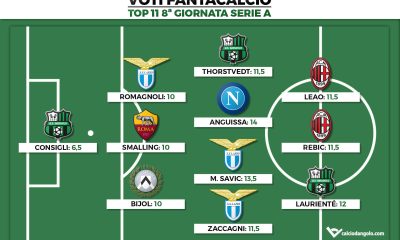 Voti Fantacalcio: la Top 11 dell&rsquo;ottava giornata di Serie A 2022/2023
