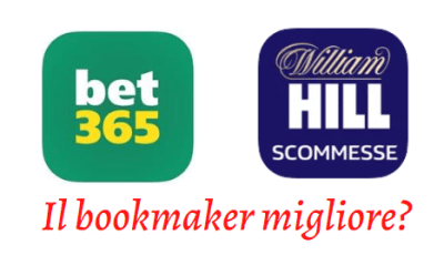 Il bookmaker: Bet365 o William Hill