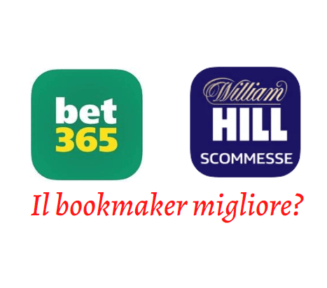 Il bookmaker: Bet365 o William Hill