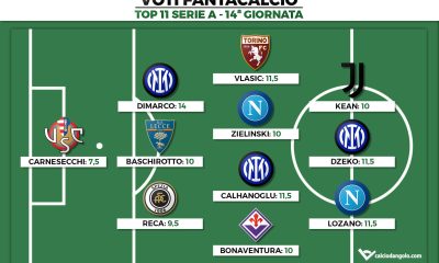 Voti Fantacalcio: la Top 11 della 14&ordf; giornata di Serie A 2022/2023
