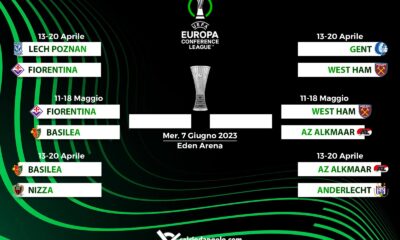Conference League, il tabellone di quarti di finale e semifinali aggiornato in tempo reale