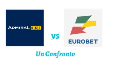 AdmiralBet o Eurobet: i due bookmaker a confronto