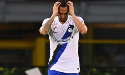 Perch&eacute; l&rsquo;Inter gioca a Torino con i pantaloncini azzurri? Tifosi perplessi sui social ma c&rsquo;&egrave;&nbsp;il&nbsp;precedente