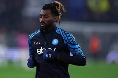 Napoli, infortuni Elmas e Anguissa: i tempi di recupero