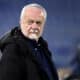 Napoli, shock De Laurentiis: aggredisce un giornalista a Barcellona prima della Champions