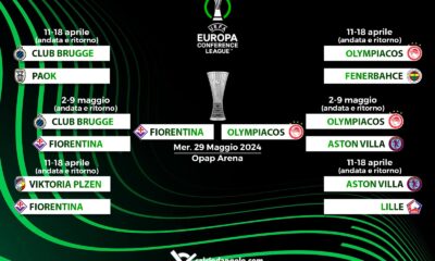 Conference League: tabellone semifinali e finale aggiornato in tempo reale