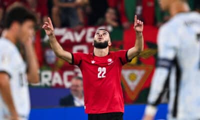 Euro 2024, è Mikautadze mania: l’attaccante della Georgia come Ronaldo, Van Nistelrooy, Shearer e Platini!