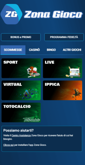 zonagioco italia app bonus e programma fedelta