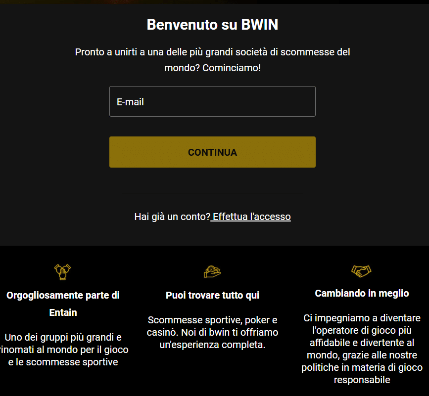 bwin codice promo