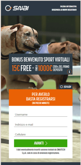 codice promo snai virtuali