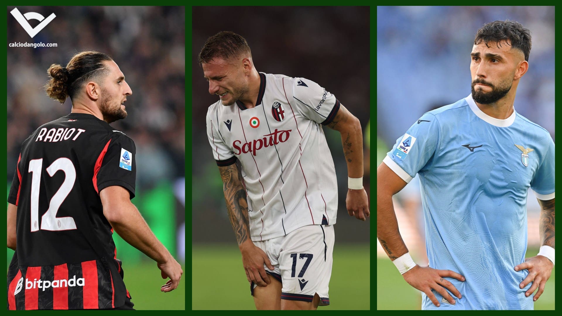 Infortunati Serie A, chi rientra e chi si ferma durante la sosta: Rabiot, Castellanos, Immobile…