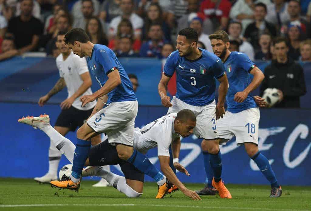 Francia-Italia 3-1, non basta Bonucci: troppo forti i blues