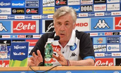 Napoli, De Laurentiis: &ldquo;Noi la banda degli onesti. Cavani? Che si riduca lo stipendio&rdquo;. Ancelotti: &ldquo;Napoli competitivo&rdquo;