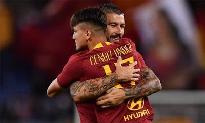 Roma-Frosinone 4-0: magie di Under e Pastore, tutto facile per i giallorossi