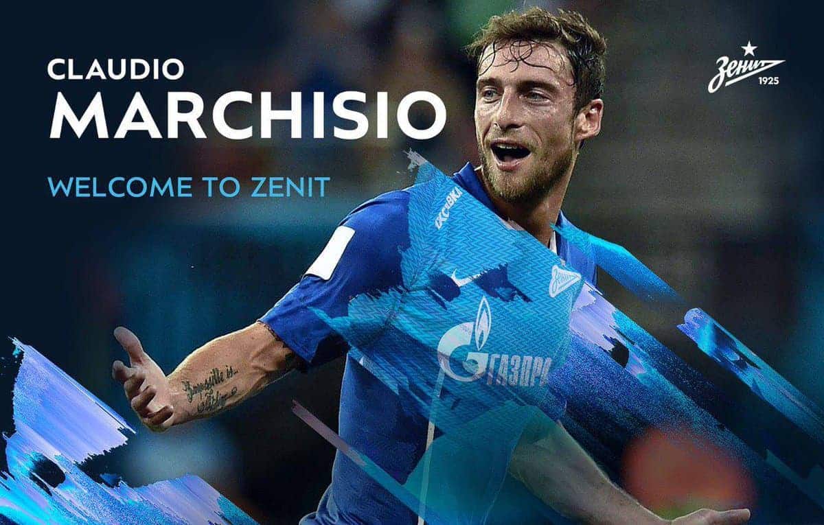 UFFICIALE: Zenit, ha firmato l&rsquo;ex Juventus Marchisio