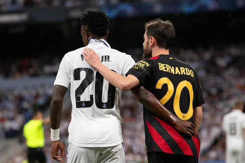 Champions League, Real Madrid-Manchester City 1-1: De Bruyne risponde a Vinicius