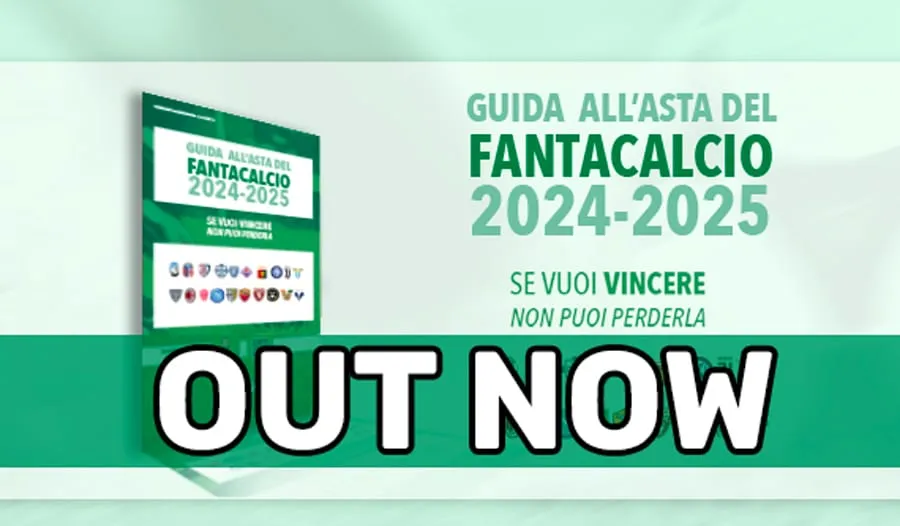 Guida all’asta del fantacalcio è online! Scarica subito il nuovo manuale pdf per una rosa perfetta