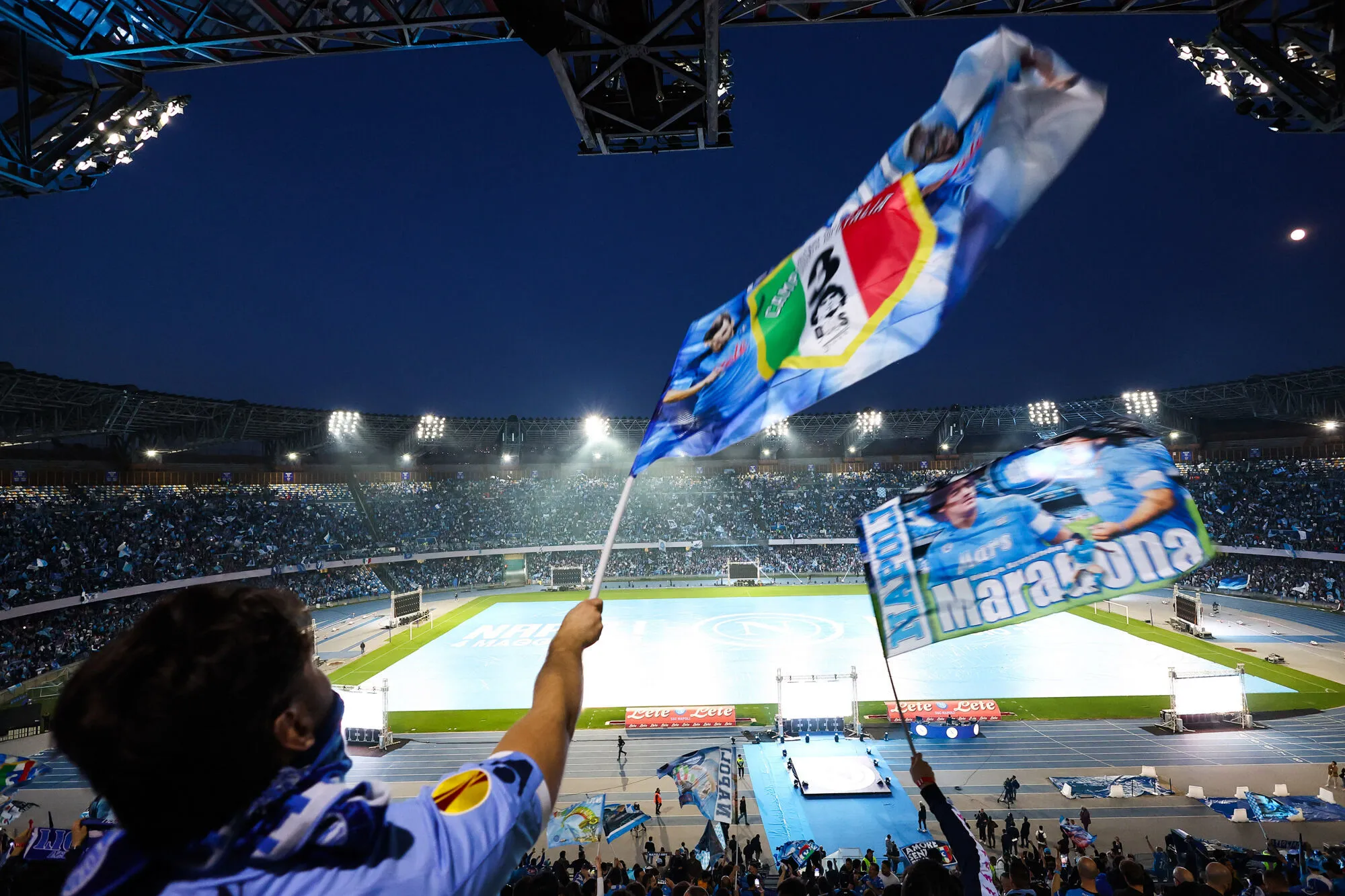 Napoli campione d&rsquo;Italia: la gallery della festa scudetto al Maradona e a Udine