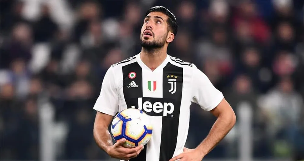 Juventus-Milan, infortunio per Emre Can: al suo posto entra Khedira