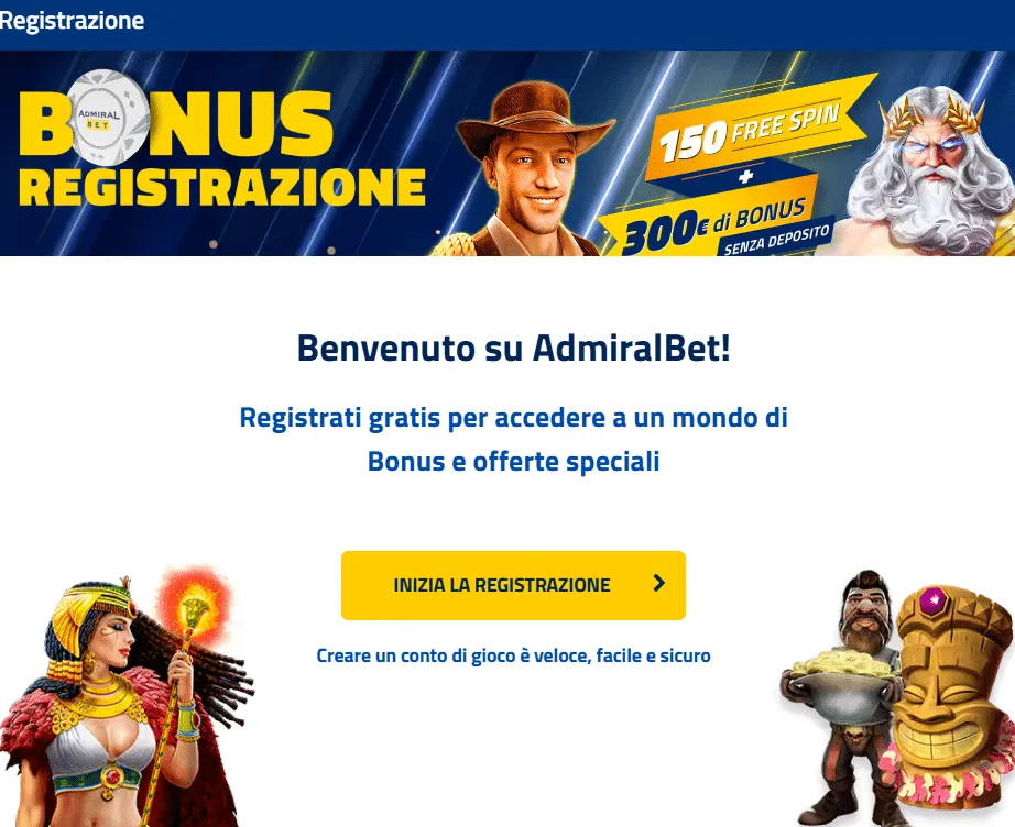codice promozionale admiralbet
