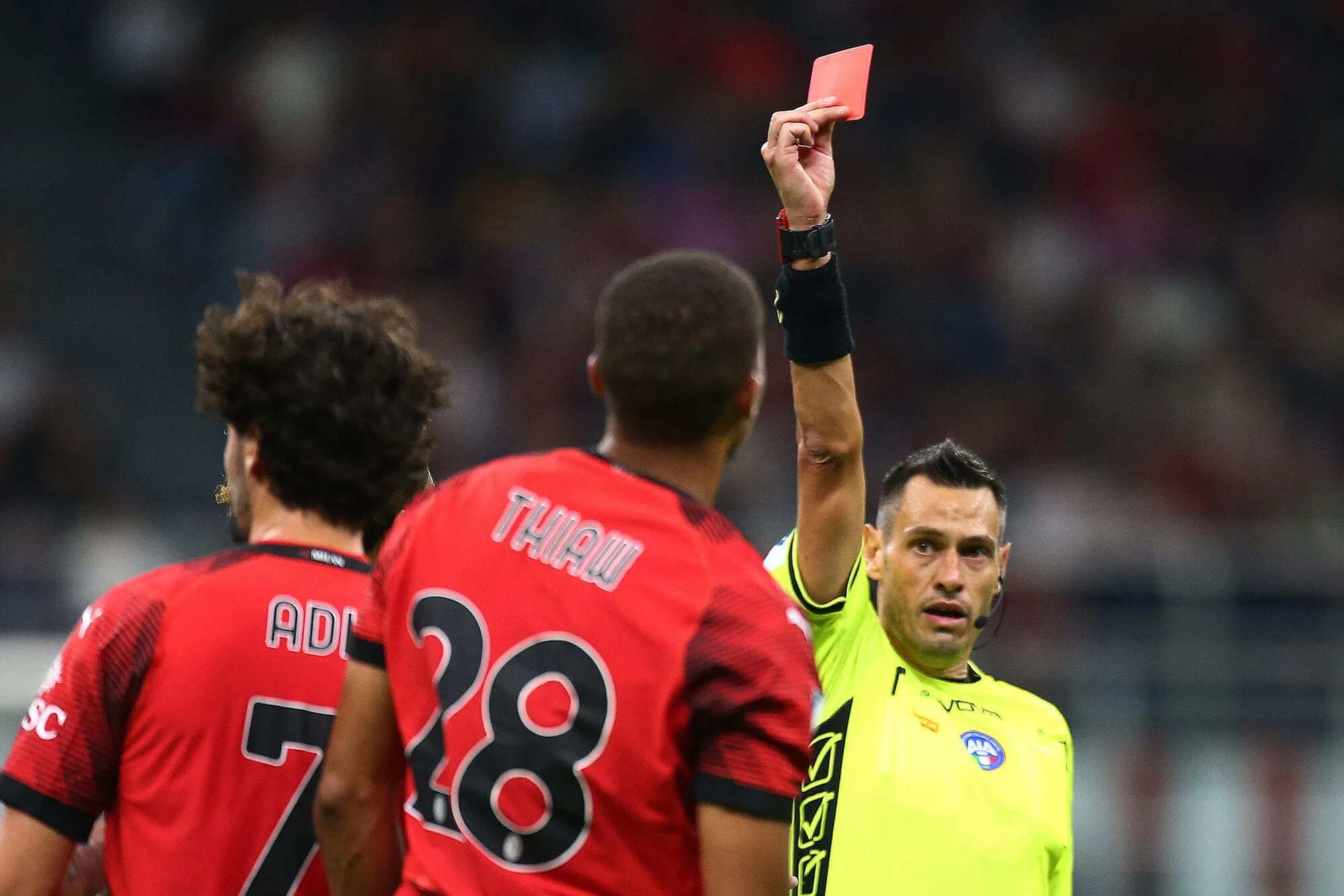 Milan, &egrave; profondo rosso: superate gi&agrave; le espulsioni della scorsa stagione, rossoneri in testa alla classifica cartellini
