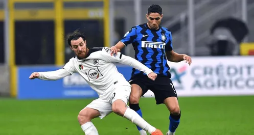 Inter-Spezia 2-1, le pagelle: Hakimi decisivo, Provedel distratto