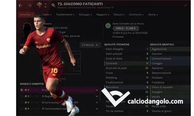 Faticanti, un super talento made in Italy: la Roma ha il suo nuovo De Rossi?