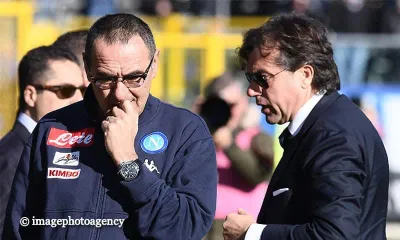 Napoli-Roma, Sarri: "Fatto una buona partita. Pensiero al gol di Dybala? Non si può dire"